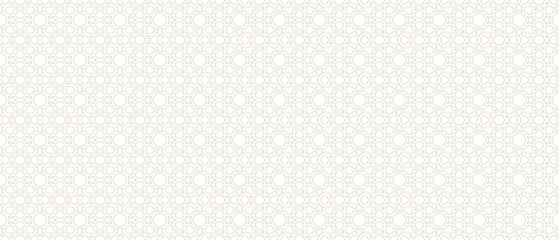 Seamless Geometric Pattern Authentic Arabian Style