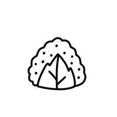 hand drawn onigiri