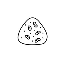 hand drawn onigiri