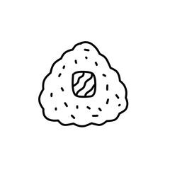 hand drawn onigiri