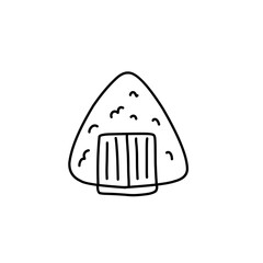 hand drawn onigiri