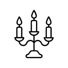 Candlelight Decoration Icon Design