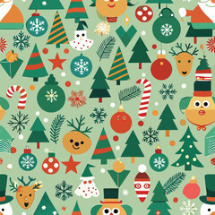 christmas seamless pattern