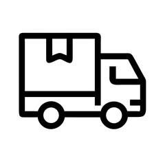 Fototapeta premium truck icon vector illustration