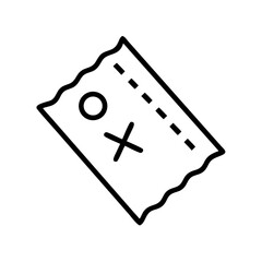 Drug Packet with X Mark Icon Design