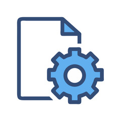 File Settings and Configuration Icon Design