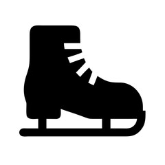 Ice Skate Boot Icon Design