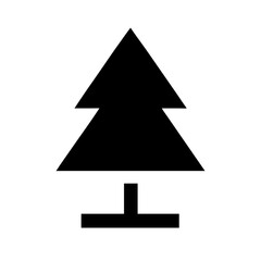 Minimal Pine Tree Icon Design
