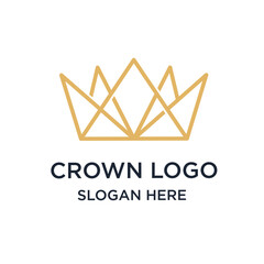 Fototapeta premium Crown Logo Graphic Design Vector 