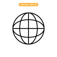 Internet Browser Icon Vector Illustration
