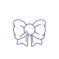 Bow Ribbon Line Art 
