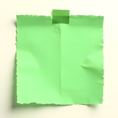 green note paper