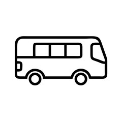 Public Transport Bus Icon Design