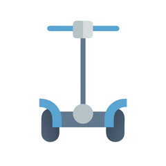 Segway Transport Scooter Icon Design