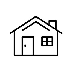 Small Duplex House Unit Icon Design