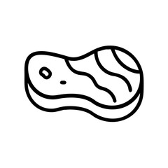 Steak Cut with Marbling Icon Design