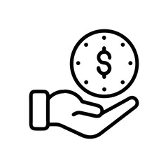 Time-Based Payment Offering Icon Design