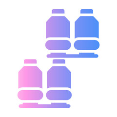 airplane seat Gradient icon