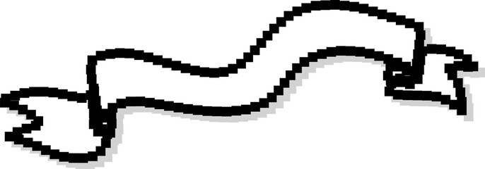 Pixel advertising label and sale, price tag, discount, 8 bit pixel style