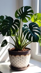 Obraz premium indoor plant in the living room