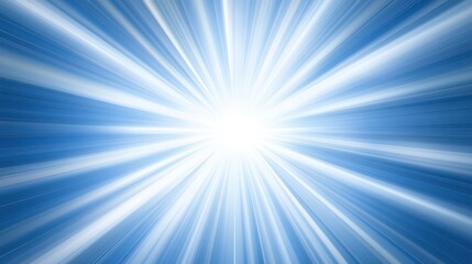 Radiant blue burst emanating from a central point.