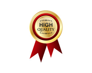 Certificate ribbon design for award and medal with stylish gradient related to stamp, sticker, and tag or other prints.