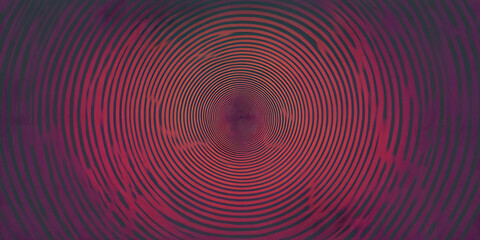 Abstract Spiral: Hypnotic Red Design