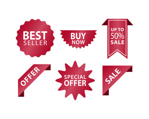 Discount label for promotional with stylish gradient color related to marketing and sales.