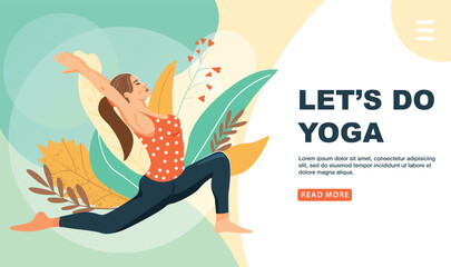 Serene yoga pose amid vibrant floral backdrop