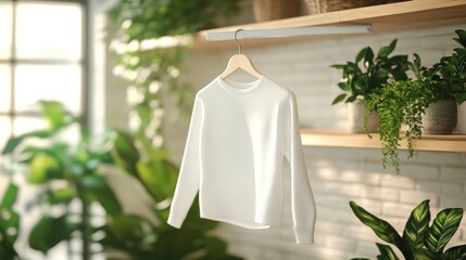 Single hanger on rail, clean retail vibe