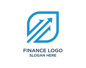 Finance Logo Graphic Design Vector