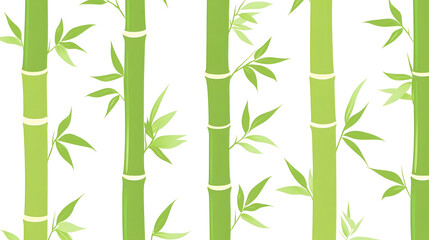Bamboo Forest: Lush Green Stalks & Leaves