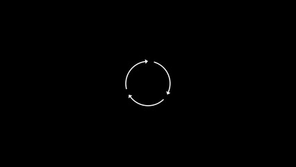 simple circle loading illustration concept
