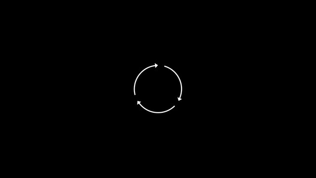 simple circle loading illustration concept