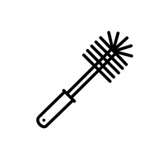 Toilet brush icon