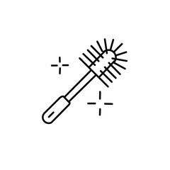 Toilet brush icon