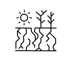 Drought icon