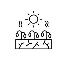 Drought icon