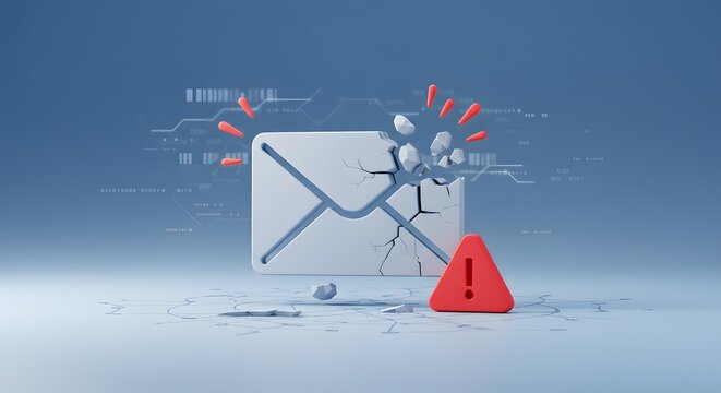 Shattered Email Visualizing the Impact of Email Security Breaches and Data Loss in the Digital Age