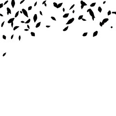 falling leaves silhouette background design