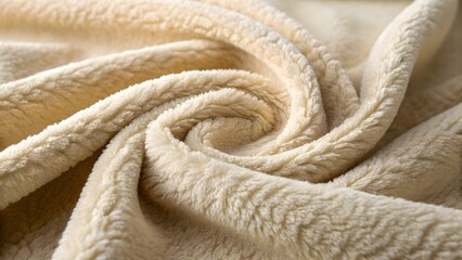 A close-up texture highlighting the softness and fluffiness of fabric fibers, conveying warmth and comfort. Ideal for textile designs, fashion projects, and cozy-themed visuals.