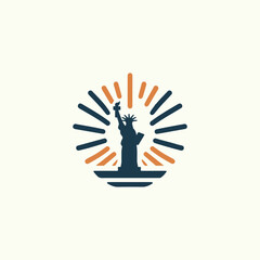 Liberty symbol logo