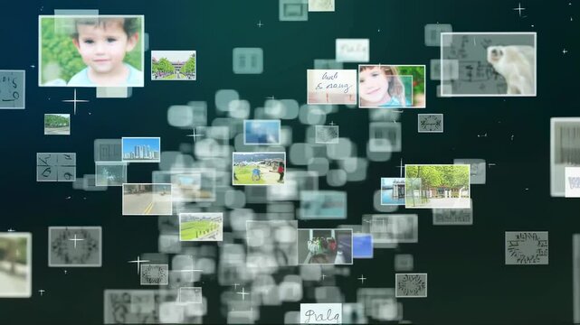 思い出写真のイメージ動画