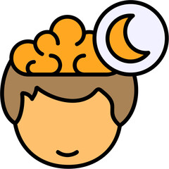 DND Human Mind Filled Icon