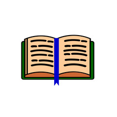 vector illustration of a book