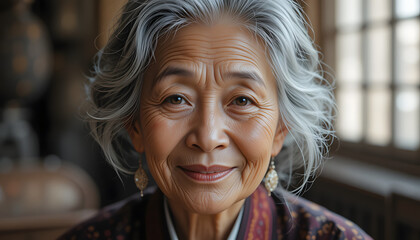 portrait of a senior woman