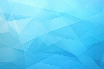 Obraz premium Abstract Background with Light Blue Polygonal Shapes and Geometric Light Strands