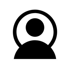 User Circle Icon Vector Illustration