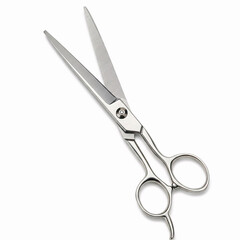 Fototapeta premium Hair cutting shears isolated on white background