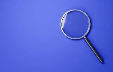 3Dイラスト_虫眼鏡